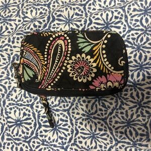 Vera Bradley Black Floral Wallet